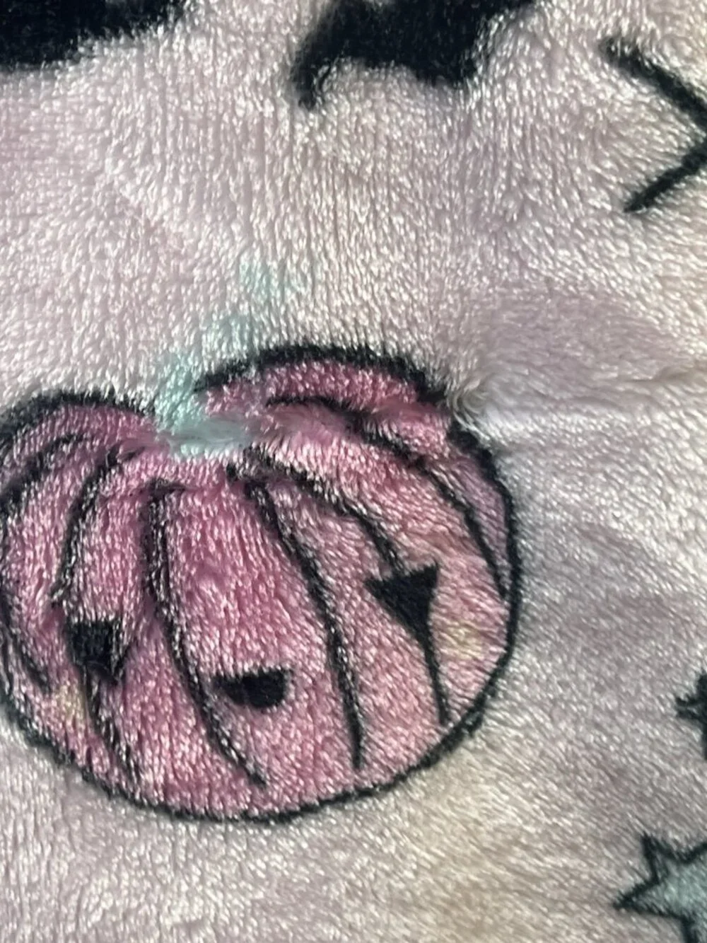 Cynthia Rowley Halloween 50” x 60” Fuzzy Throw Blanket Kids Haunted House NWT